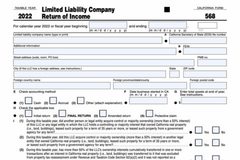 Which California Businesses Must File Form 568?