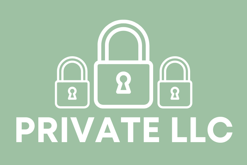 Locks With Private LLC Text